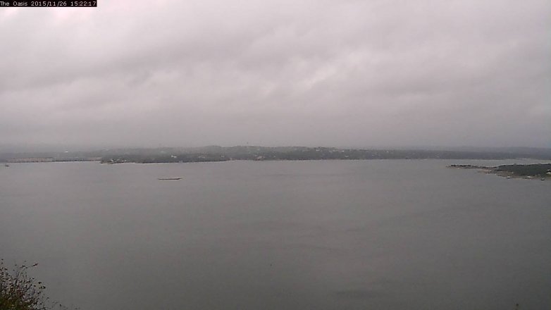 Lake Travis webcam, November 26, 2015 2:30 PM CT