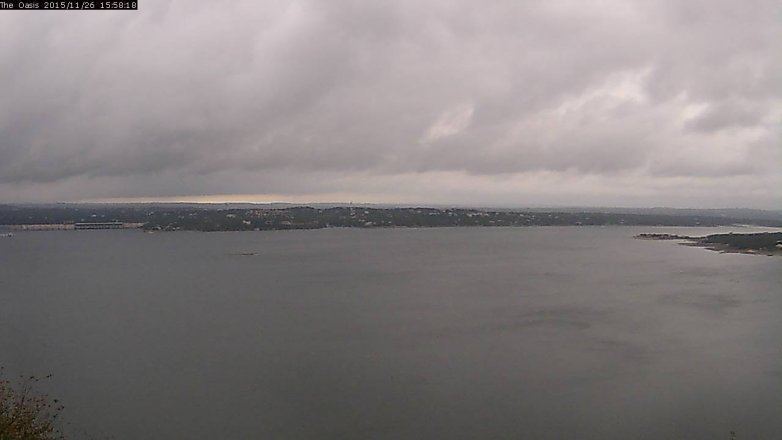 Lake Travis webcam, November 26, 2015 3:05 PM CT