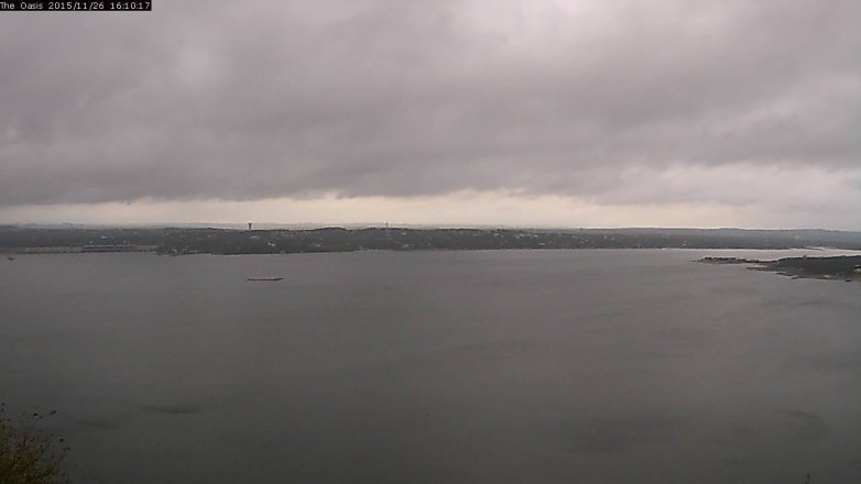 Lake Travis webcam, November 26, 2015 3:15 PM CT
