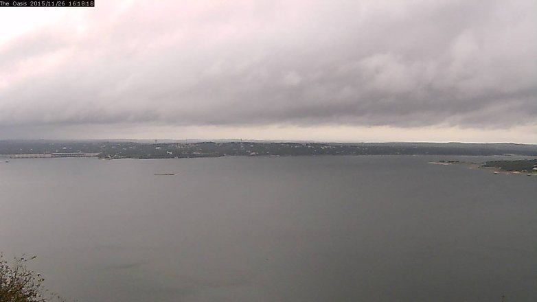 Lake Travis webcam, November 26, 2015 3:25 PM CT