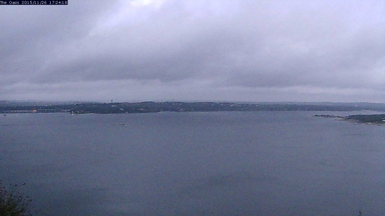 Lake Travis webcam, November 26, 2015 4:30 PM CT
