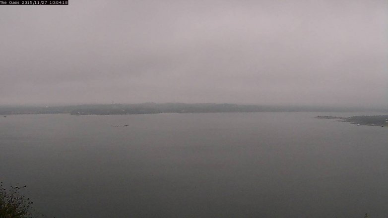 Lake Travis webcam, November 27, 2015 9:10 AM CT