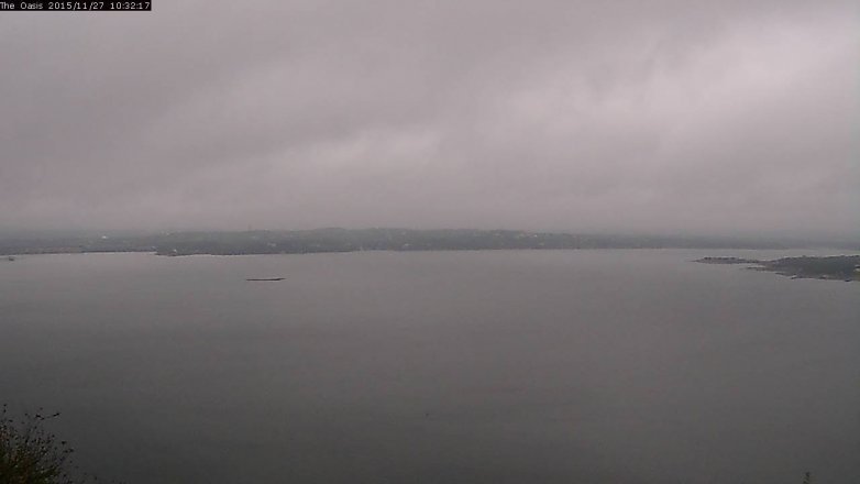 Lake Travis webcam, November 27, 2015 9:40 AM CT