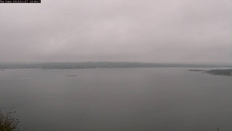 Lake Travis webcam, November 27, 2015 9:55 AM CT