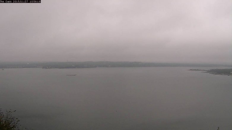 Lake Travis webcam, November 27, 2015 10:05 AM CT