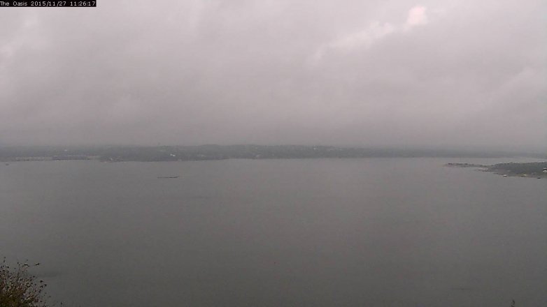 Lake Travis webcam, November 27, 2015 10:30 AM CT