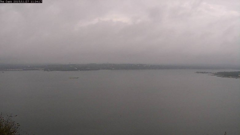 Lake Travis webcam, November 27, 2015 10:40 AM CT