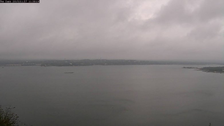 Lake Travis webcam, November 27, 2015 10:45 AM CT