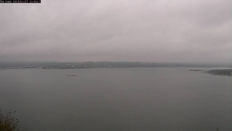 Lake Travis webcam, November 27, 2015 10:50 AM CT