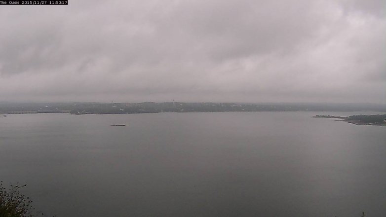 Lake Travis webcam, November 27, 2015 10:55 AM CT