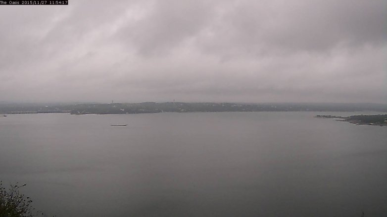 Lake Travis webcam, November 27, 2015 11:00 AM CT