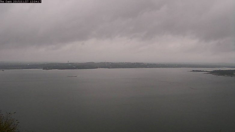 Lake Travis webcam, November 27, 2015 11:10 AM CT