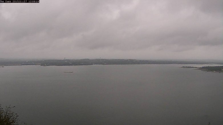 Lake Travis webcam, November 27, 2015 11:15 AM CT