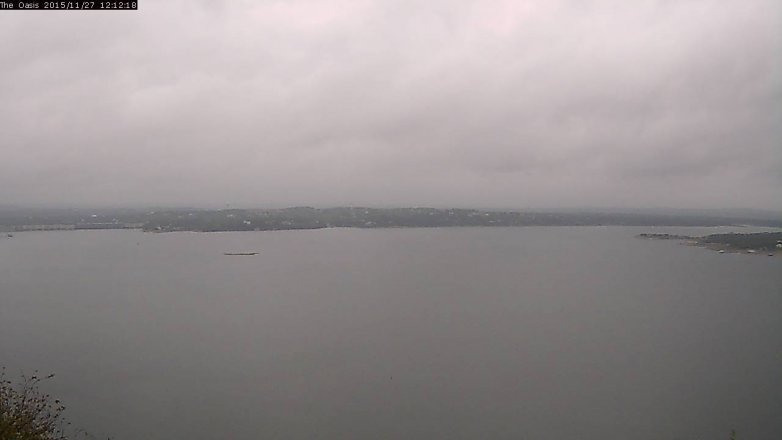 Lake Travis webcam, November 27, 2015 11:20 AM CT