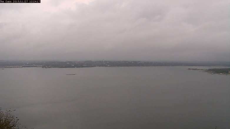 Lake Travis webcam, November 27, 2015 11:30 AM CT