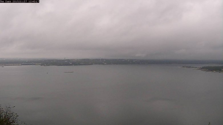 Lake Travis webcam, November 27, 2015 11:45 AM CT