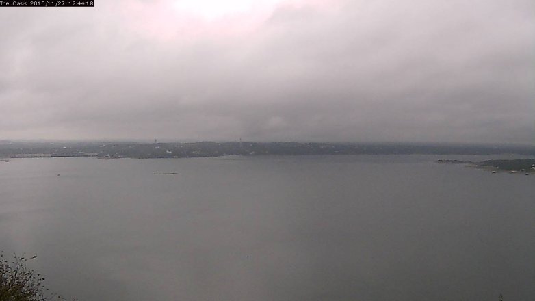 Lake Travis webcam, November 27, 2015 11:50 AM CT