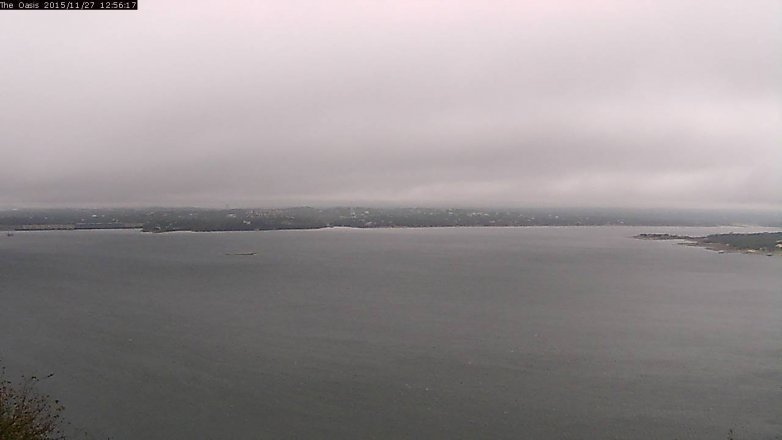 Lake Travis webcam, November 27, 2015 12:00 PM CT