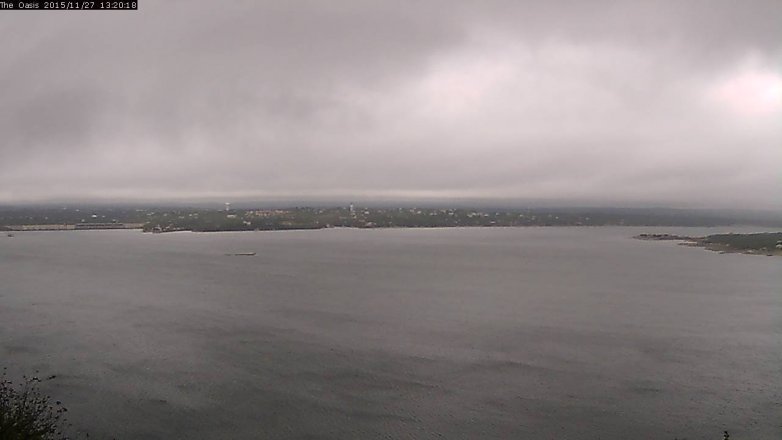 Lake Travis webcam, November 27, 2015 12:25 PM CT