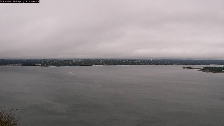 Lake Travis webcam, November 27, 2015 12:50 PM CT