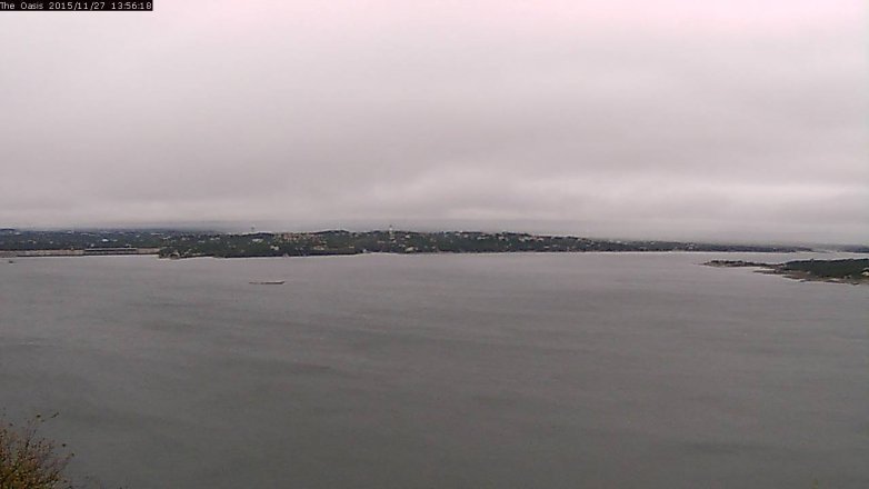 Lake Travis webcam, November 27, 2015 1:00 PM CT