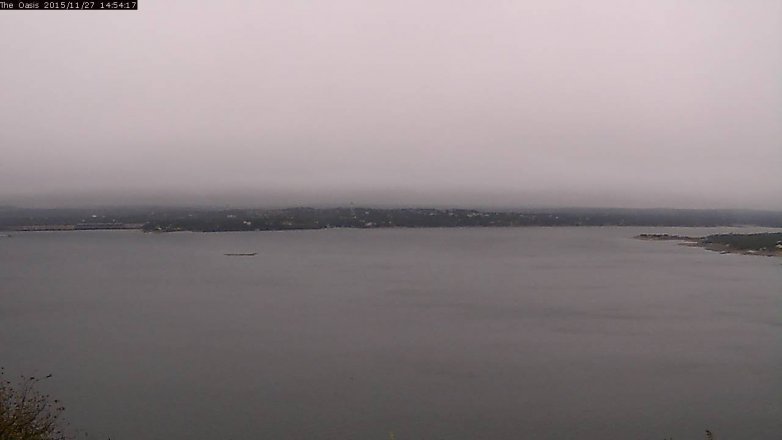 Lake Travis webcam, November 27, 2015 2:00 PM CT