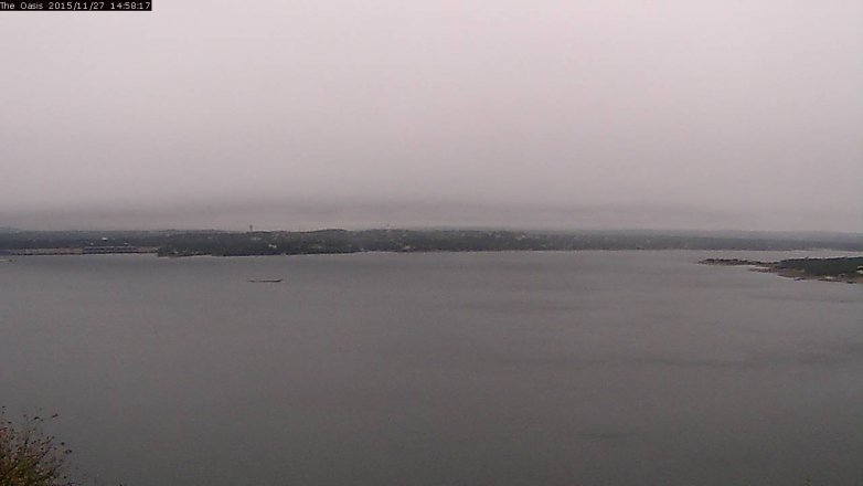 Lake Travis webcam, November 27, 2015 2:05 PM CT