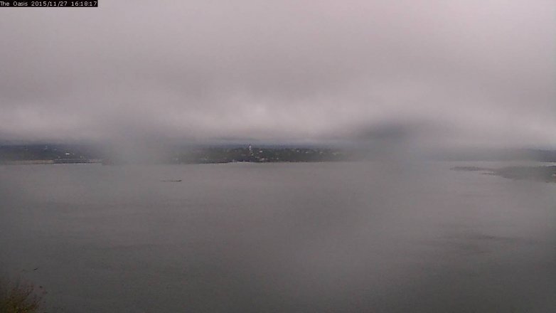 Lake Travis webcam, November 27, 2015 3:25 PM CT