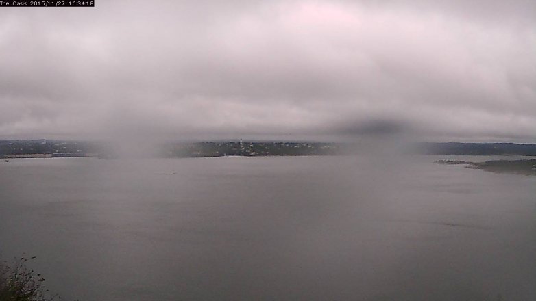 Lake Travis webcam, November 27, 2015 3:40 PM CT