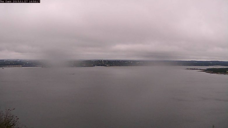 Lake Travis webcam, November 27, 2015 4:05 PM CT
