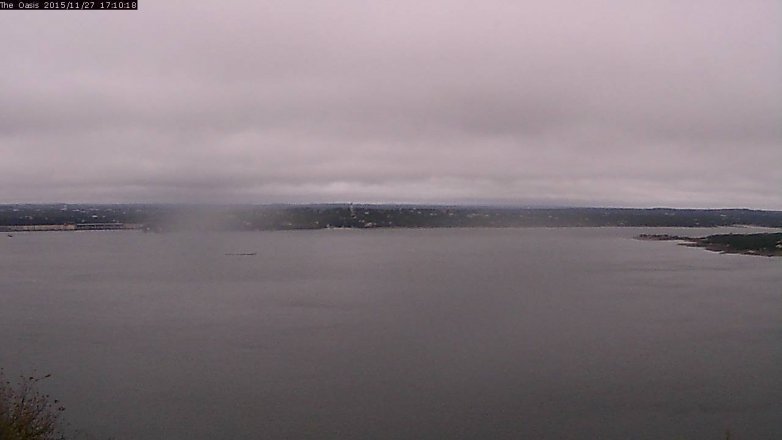 Lake Travis webcam, November 27, 2015 4:15 PM CT