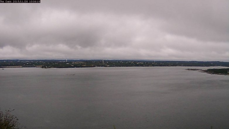 Lake Travis webcam, November 28, 2015 9:15 AM CT