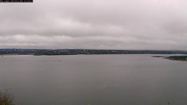 Lake Travis webcam, November 28, 2015 10:20 AM CT