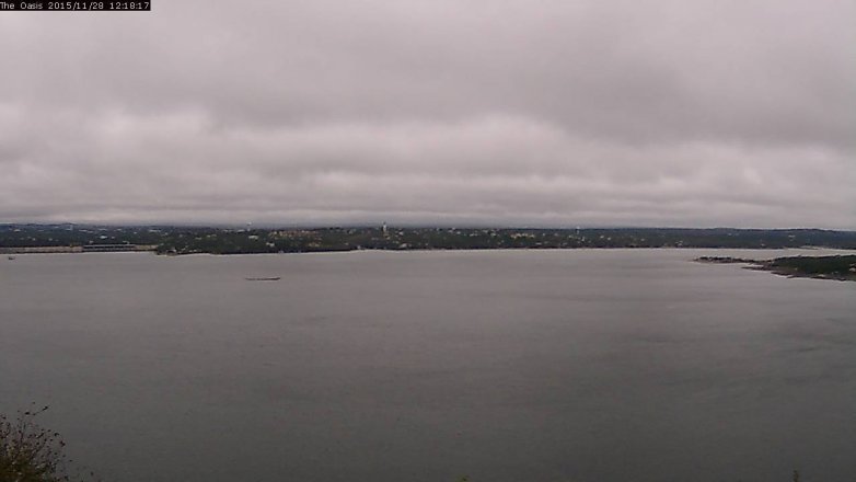 Lake Travis webcam, November 28, 2015 11:25 AM CT