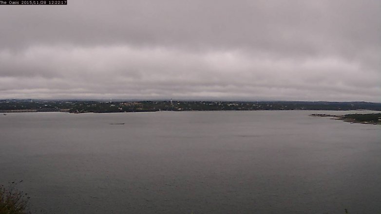 Lake Travis webcam, November 28, 2015 11:30 AM CT