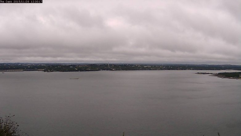 Lake Travis webcam, November 28, 2015 11:35 AM CT