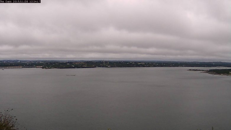Lake Travis webcam, November 28, 2015 11:40 AM CT