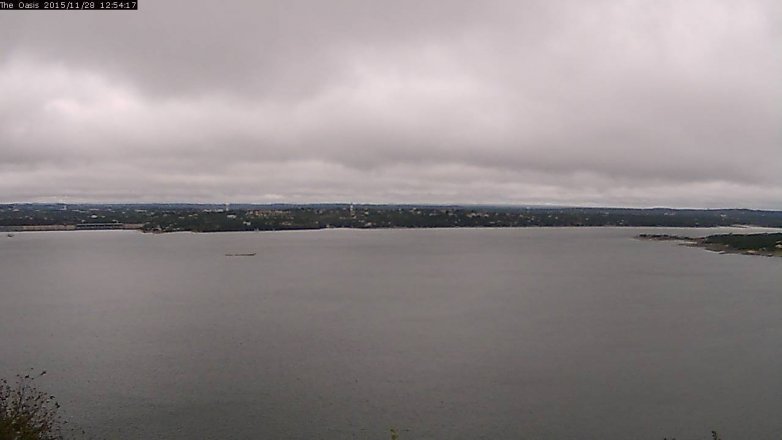 Lake Travis webcam, November 28, 2015 12:00 PM CT