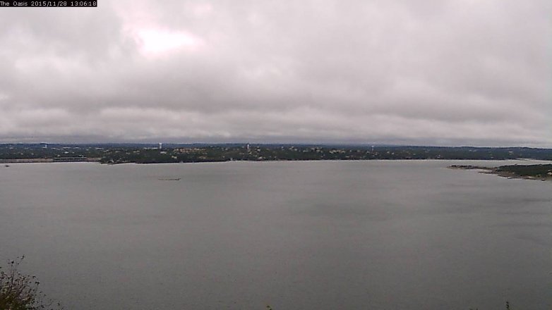 Lake Travis webcam, November 28, 2015 12:10 PM CT