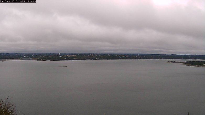 Lake Travis webcam, November 28, 2015 12:20 PM CT