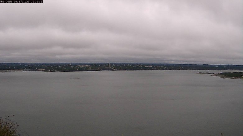 Lake Travis webcam, November 28, 2015 12:25 PM CT