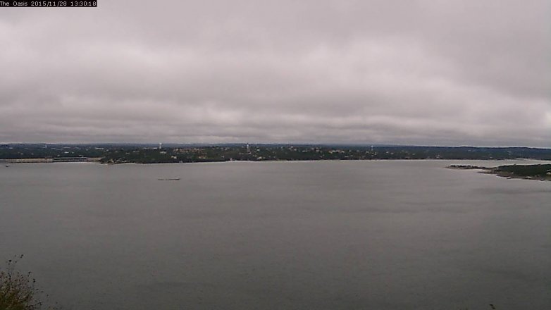 Lake Travis webcam, November 28, 2015 12:35 PM CT