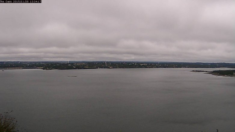 Lake Travis webcam, November 28, 2015 12:40 PM CT