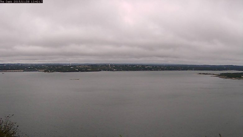 Lake Travis webcam, November 28, 2015 12:50 PM CT