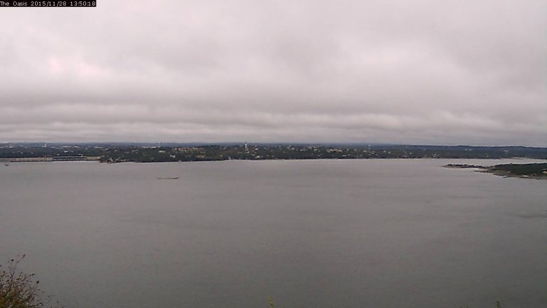 Lake Travis webcam, November 28, 2015 12:55 PM CT