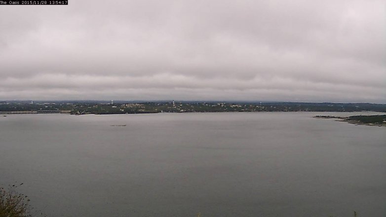 Lake Travis webcam, November 28, 2015 1:00 PM CT