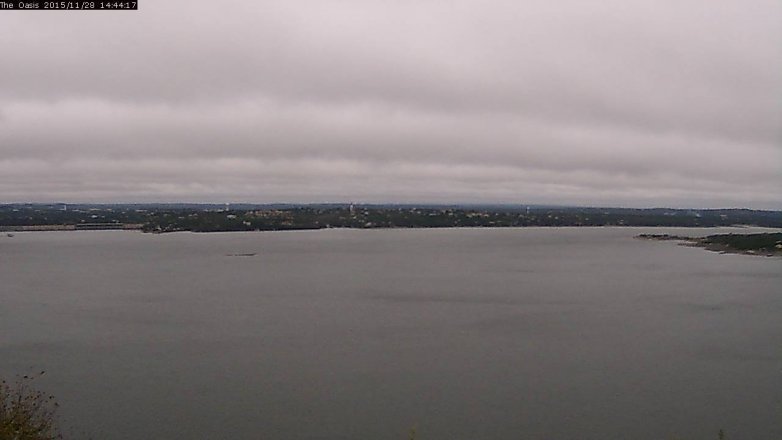 Lake Travis webcam, November 28, 2015 1:50 PM CT