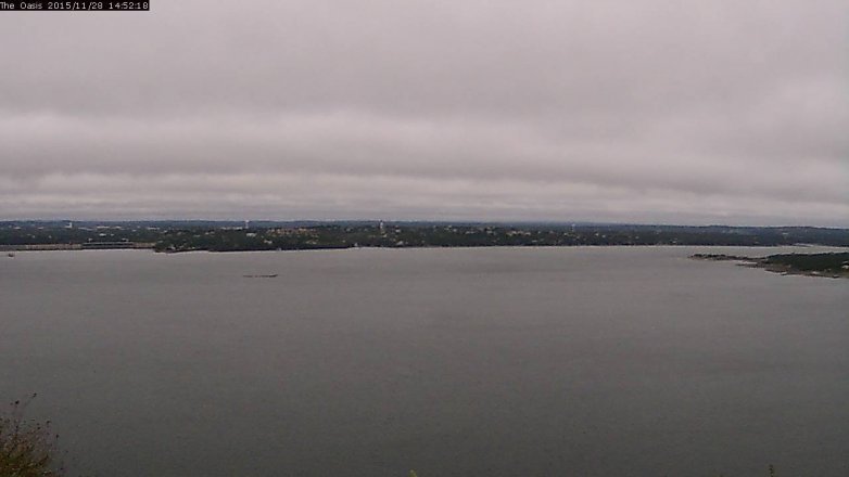Lake Travis webcam, November 28, 2015 2:00 PM CT