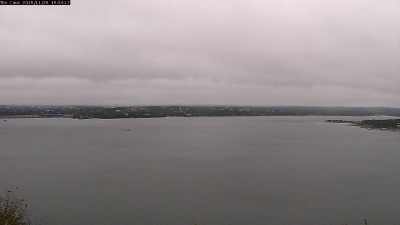 Lake Travis webcam, November 28, 2015 2:40 PM CT