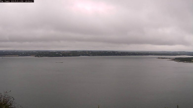 Lake Travis webcam, November 28, 2015 3:10 PM CT